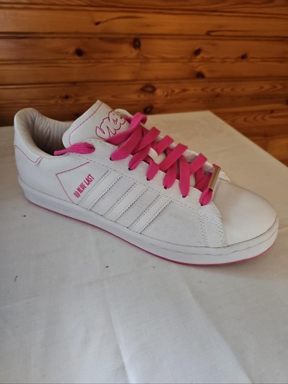 Adidas Originals White Pink Sneakers Do Me Fast Women’s Retro Y2K Size 10